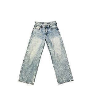 GAP Teen 90s Loose Jeans Light Wash Size 12 High Rise 100% Cotton